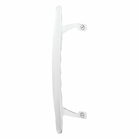 PRIME-LINE 6-5/8 in. White Painted Diecast Sliding Patio Door Pull Handle C 1196